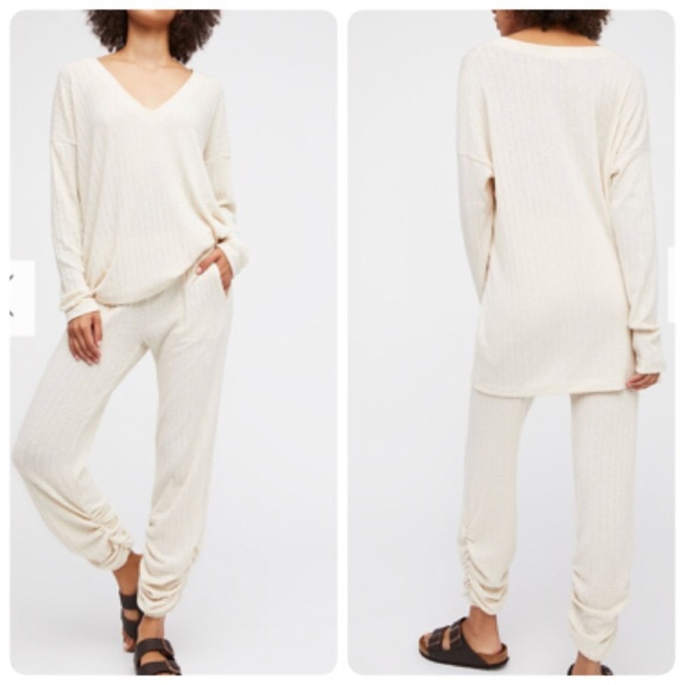 Free People Post Surf Beach Set Pants size S